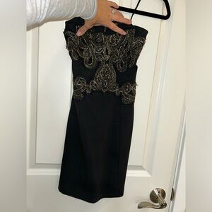 Free People strapless body con